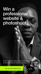 Portrait of a Black Man with layered text