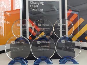 Morae receives six iManage awards.