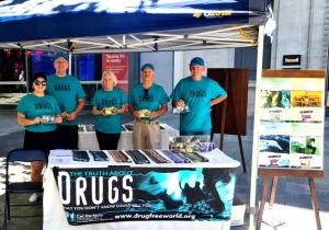 They had copies of booklets covering the 14 most commonly abused drugs including alcohol.