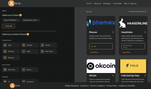Bit-Rx filtering page