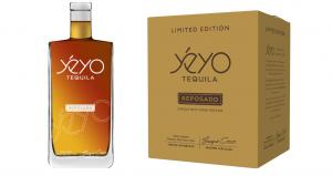 Yeyo Tequila Reposado bottle and case box