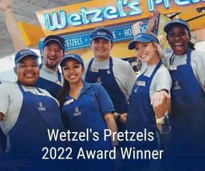 Wetzel's Pretzels 2022 Franchising@WORK Award Winner