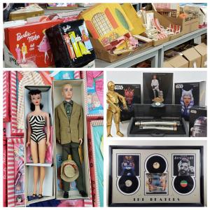 Barbie, Disney, Star Wars, Sports, Music Collectibles