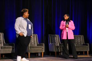 Ramona Arora, Dell Technologies CLO & La Toya Collins, Dell Technologies VP of Culture, Diversity & Inclusion.