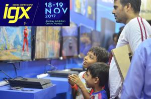 IGX fans playing games during India's largest gaming expo