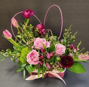 'Connected Heart' Peoria Florist Inspirated Valentine's Day Arrangement