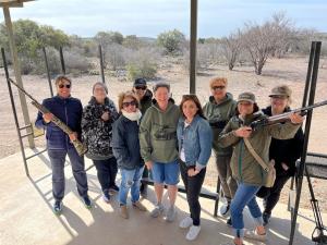 The women travel to Texas to experience an Exotics Ranch