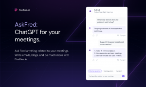 AskFred: ChatGPT for meetings