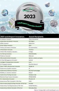 2023 autoXreport Innovator Awardees