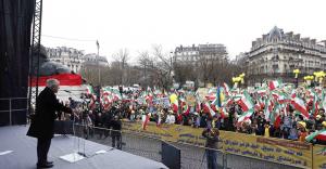 Hon. John Bercow: "Why are we gathered here in the hearts of Paris this Sunday afternoon? The answer, my friends, my colleagues, and my fellow freedom lovers, is simply stated we detest dictatorship, and we demand democracy for the long-suffering people of Iran."