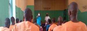 Zambian prisoners participate in HIV prevention and treatment.