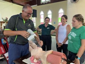 First aid course Brisbane participants enjoying training with My First Aid Course in Albion