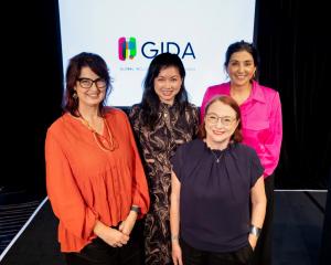 In the photo appear the four executive representing the founding members of GIDA