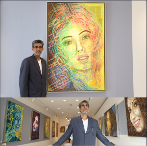 Isha Connected , Isha Farha Quraishy , World Art Dubai . Artist; Dubai Art . Mrs Universe , Mrs UAE United nations