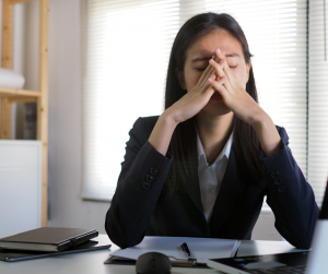 stressed employee