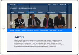 higher ed web design