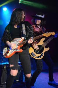 Samantha Spano at Stone Pony with Band Portrait