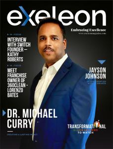 Cover page Michael L. Curry Exeleon Magazine