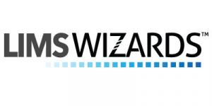 Logo for LIMS Wizards, a global scientific software solutions provider.