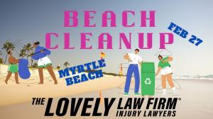 Beach Cleanup Organized By The Lovely Law Firm