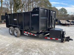  7x14 Dump Trailer With 4' Sides & Telescopic Lift Cylinder