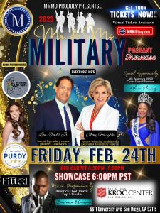 Celebrity doctor and U.S. Army veteran Dr. Laura Purdy will be a judge at the Mr. & Ms. Military Pageant and 2022-23 Ms. America Athena Fleming, U.S. Coast Guard veteran, will serve as the tie-breaking judge, if necessary.