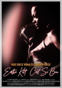 Eartha Kitt C'est Si Bon, film poster for the feature film biopic