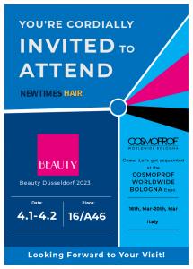 NEW TIMES HAIR Will UNVEIL ITS MOST INNOVATIVE HAIRPIECES AND EXTENSIONS AT BEAUTY DUSSELDORF TRADE FAIR IN APRIL 2023