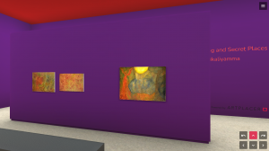 online 3d art exhibition paintings