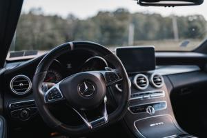 A picture of the interior of a vehicle covered with platinum coverage from CarGuard Administration.