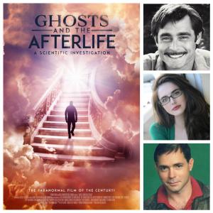On the left is the film's poster. On the right, the people appearing from top to bottom are: Steve Sayre, Kelsey Bohlen and Garrett Sayre