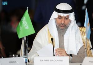 Saudi Arabia’s Health Minister Fahad Al-Jalajel at the conference