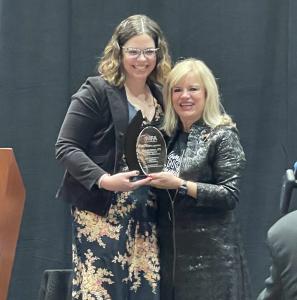 Crystal Compass Award Presentation to Michelle Rowan