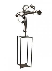 Kenneth Hassrick 1921-2004 Untitled 1965 Iron 68.25 H x 30 W x 18 D