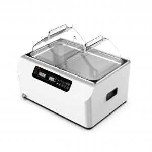 24 liter water bath side view