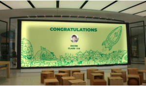 Digital signage in education