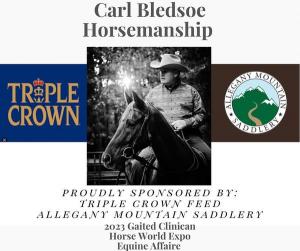 Promo Photo of Carl Bledsoe for 2023 Horse World Expo