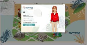 Screenshot of avatar invitation screen
