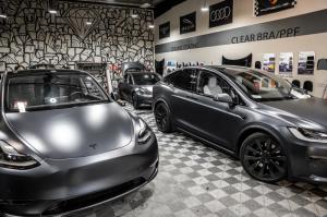 Diamond Auto Salon Westlake Village, California facility for Paint Protection Film , PPF Shop, Ceramic Window Tint Shop, Luxury Vehicle Window Tint, Color Change ' inyl Wrap Shop ' Colored Protection Film' Car Wrap ' Vehicle Ceramic Coating ' Ceramic Pain