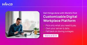 A customizable digital workplace platform based on pay-as-you-use pricing.