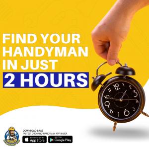 find Handyman in 2 hours