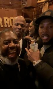 Ivan D. Ray, Danny Boy, Fred “Toxic” Taylor back stage