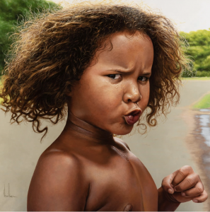 A few years ago French artist Philippe Lhuillier returned home to France from Brazil with a suitcase full of 26 years of memories - and inspiration.  One of those memories was of his little neighbor.