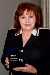 Kimberly Jamieson received the 2023 Livonia Chamber of Commerce Ambassador of the Year