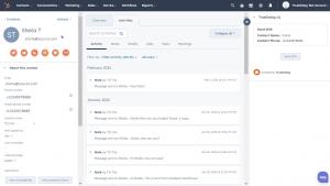 Contact activities for TrueDialog's new partnership with HubSpot