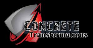 The Concrete Transformations business logo featuring a striking design with the company name.
