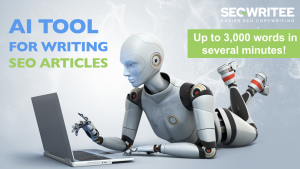 SEOWRITEE writes optimized articles of up to 3,000 words in minutes. From now on, all those who want to get more organic traffic from the search engines Google, Bing and YouTube do not have to write web texts and articles tediously, they only have to edit