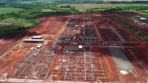 Aerial view of the Yguazu Substation