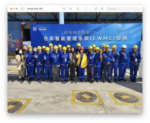 Group photo of BASF-YPC (China) with digital transformation vendor Thingple