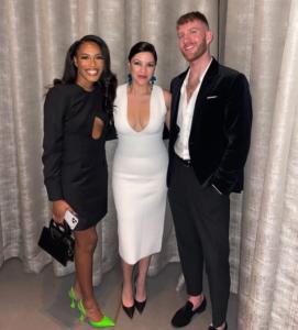 Guests from L-R: Shelby Ivey Christie, Sr. Brand Activations Manager, Luxury Stores @ Amazon | Forbes 30 Under 30 | Vogue Business 100 Innovators Honoree, Karen Gamba, CEO of the EcV Agency and event host, and Steven Fleck, Art Director at Threads Magazin
